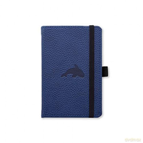 Dingbats D5423BL A6 Pocket Dotted "Wildlife Portrait Pocket Hardcover" Notebook - Blue Whale