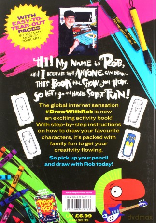 Draw With Rob: An amazing art activity book from internet sensation, Rob Biddulph - Rob Biddulph [KSIĄŻKA]