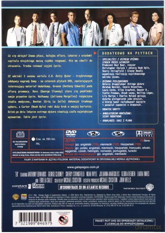 Ostry dyżur sezon 3 [4DVD]