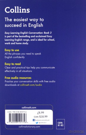 Easy Learning English Conversation: Your essential guide to accurate English (Collins Easy Learning English) [KSIĄŻKA]
