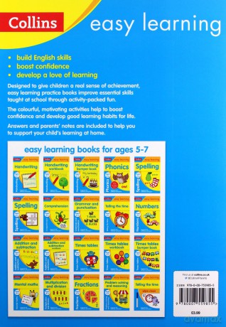 English Ages 6-8: KS1 Home Learning and School Resources from the Publisher of Revision Practice Guides, Workbooks, and Activities. (Collins Easy Learning KS1) [KSIĄŻKA]