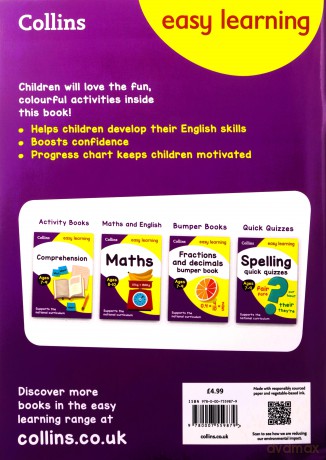 English Ages 8-10: KS2 Home Learning and School Resources from the Publisher of Revision Practice Guides, Workbooks, and Activities. (Collins Easy Learning KS2) [KSIĄŻKA]