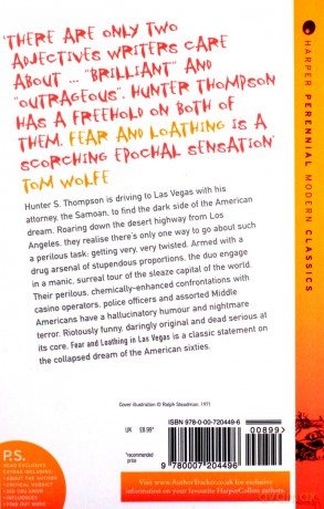 Fear and Loathing in Las Vegas - Harper Perennial Modern Classics - Hunter S. Thompson [KSIĄŻKA]