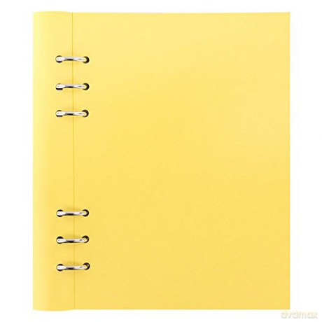 Filofax Clipbook Classic Pastels Notes A5 żółty