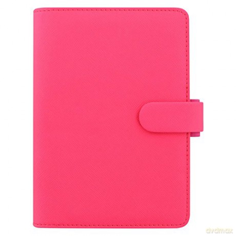 Filofax Personal Saffiano fluro pink organiser [KALENDARZ]