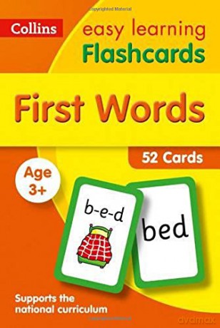 First Words Flashcards: Reception English Home Learning and School Resources from the Publisher of Revision Practice Guides, Workbooks, and Activities. (Collins Easy Learning Preschool) [KSIĄŻKA]