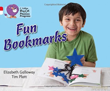 Fun Bookmarks: Band 02B Red B/Band 10 White (Collins Big Cat Phonics Progress) - Elizabeth Galloway [KSIĄŻKA]