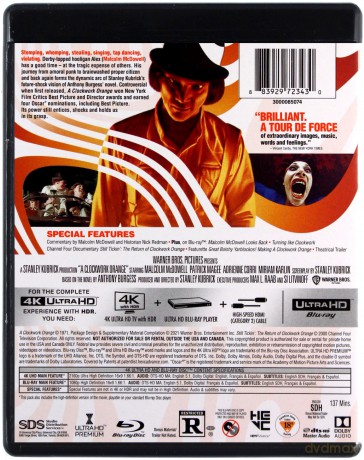 Mechaniczna pomarańcza [Blu-Ray 4K]+[Blu-Ray]