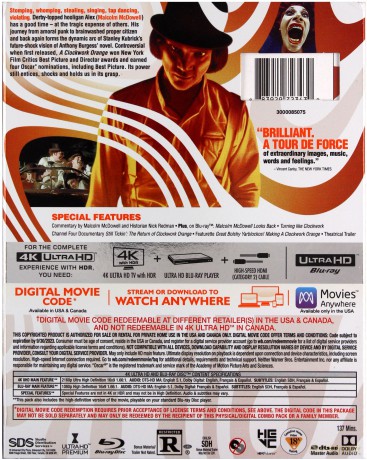 Mechaniczna pomarańcza [Blu-Ray 4K]+[Blu-Ray]