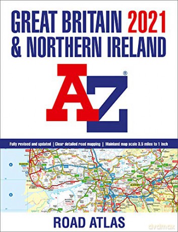 Great Britain A-Z Road Atlas 2021 (A3 Paperback) [KSIĄŻKA]