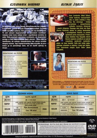 Dzikie żądze / Człowiek widmo [2DVD]
