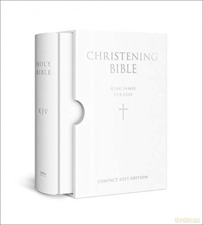 Holy Bible King James Version (KJV) Standard White (Christening Edition) (Bible Akjv) - Anon. [KSIĄŻKA]