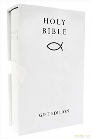 HOLY BIBLE: King James Version (KJV) White Pocket Gift Edition (Bible Akjv) - John Doe [KSIĄŻKA]