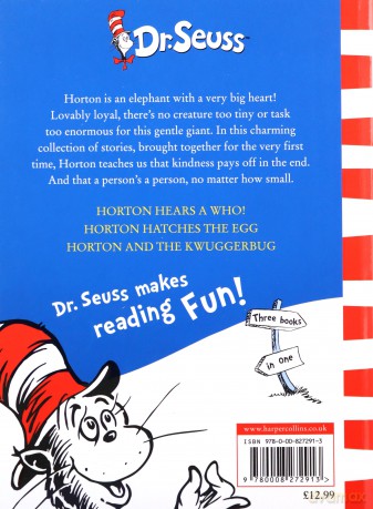 Horton Hears a Who and Other Horton Stories (Dr Seuss Bind Up) - Dr. Seuss [KSIĄŻKA]