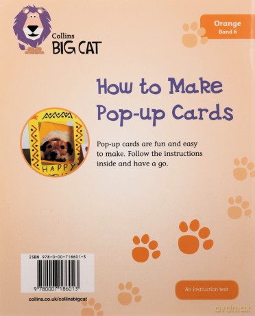 How to Make a Pop-up Card: A non-fiction book which shows that pop-up cards are fun and easy to make.: Band 06/Orange (Collins Big Cat) - Monica Hughes [KSIĄŻKA]