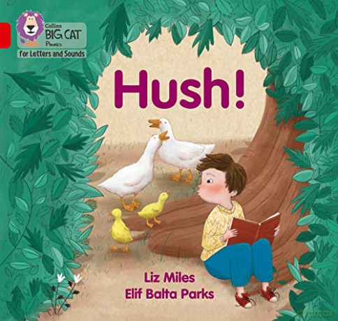 Hush!: Band 02A/Red A (Collins Big Cat Phonics for Letters and Sounds) - Liz Miles [KSIĄŻKA]