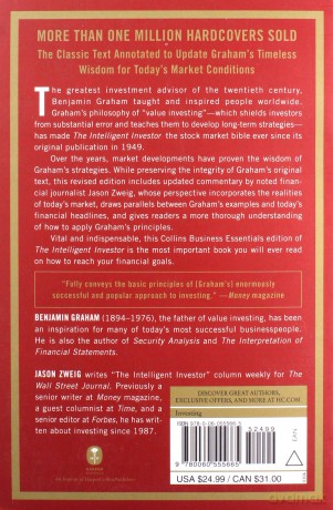 Intelligent Investor: The Definitive Book on Value Investing - A Book of Practical Counsel - Benjamin Graham [KSIĄŻKA]