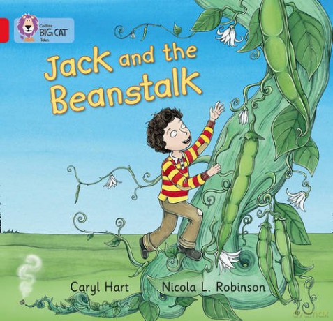 Jack and the Beanstalk: Band 02B/Red B (Collins Big Cat) - Caryl Hart [KSIĄŻKA]