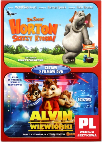Horton słyszy Ktosia / Alvin i wiewiórki Pakiet [2DVD]