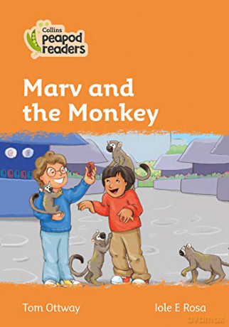 Level 4 - Marv and the Monkey (Collins Peapod Readers) - Tom Ottway [KSIĄŻKA]