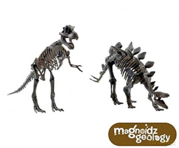 Magnoidz Geology 3D Dinosaur Skeleton, Various [KSIĄŻKA]