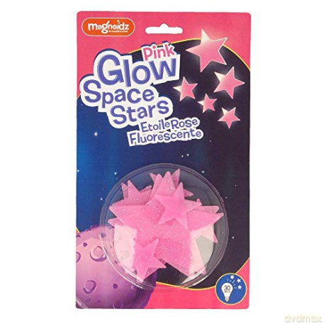 Magnoidz Glow in the Dark Space Stars - Cosmic Pink [KSIĄŻKA]