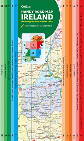 Map of Ireland Handy (Collins Road Atlas) [KSIĄŻKA]