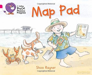 Map Pad: Band 01A Pink/Band 10 White (Collins Big Cat Phonics Progress) - Shoo Rayner [KSIĄŻKA]