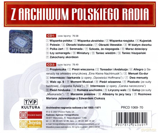 Edward Ciuksza: Z Archiwum Polskiego Radia, volume 3 - Edward Ciuksza [2CD]