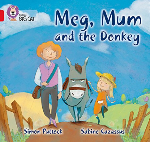 Meg, Mum and the Donkey: Band 02B/Red B (Collins Big Cat) - Simon Puttock [KSIĄŻKA]