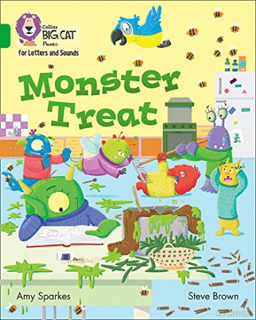 Monster Treat: Band 05/Green (Collins Big Cat Phonics for Letters and Sounds) - Amy Sparkes [KSIĄŻKA]