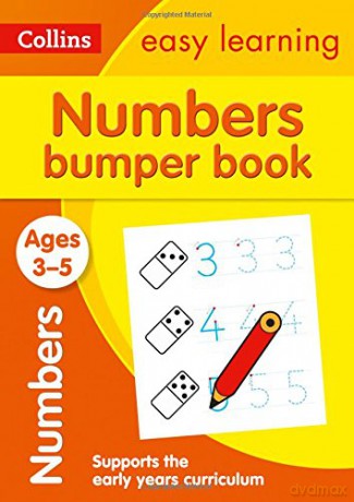 Numbers Bumper Book Ages 3-5: Reception Maths Home Learning and School Resources from the Publisher of Revision Practice Guides, Workbooks, and Activities. (Collins Easy Learning Preschool) [KSIĄŻKA]