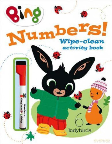 Numbers!: Wipe-clean activity book (Bing) [KSIĄŻKA]