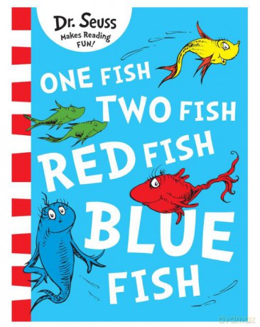 One Fish, Two Fish, Red Fish, Blue Fish (Pb Om) - Dr. Seuss [KSIĄŻKA]