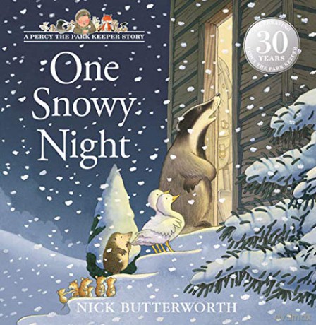 One Snowy Night (A Tale from Percy's Park) - Nick Butterworth [KSIĄŻKA]
