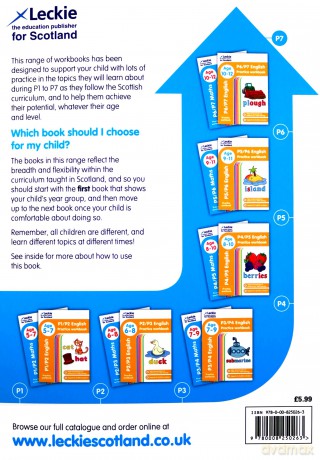 P4/P5 English Practice Workbook: Extra Practice for CfE Primary School English (Leckie Primary Success) - Leckie [KSIĄŻKA]