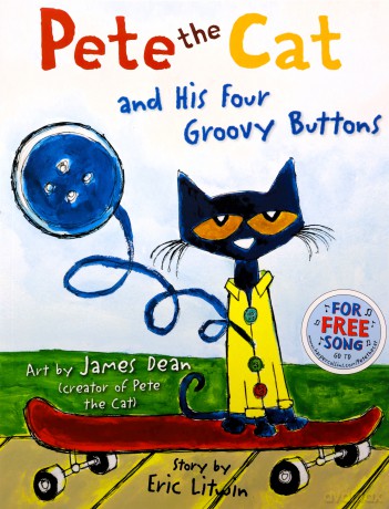 Pete the Cat and his Four Groovy Buttons - Eric Litwin [KSIĄŻKA]