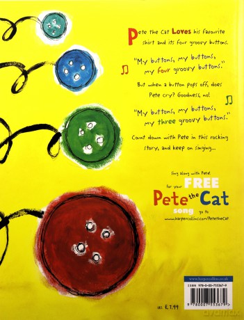 Pete the Cat and his Four Groovy Buttons - Eric Litwin [KSIĄŻKA]