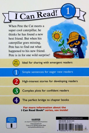 Pete the Cat and the Cool Caterpillar (I Can Read Level 1) - James Dean [KSIĄŻKA]