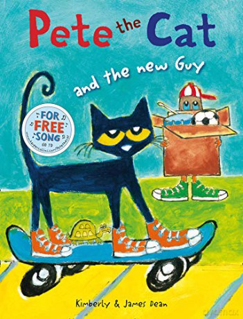 Pete the Cat and the New Guy - Kimberly Dean [KSIĄŻKA]