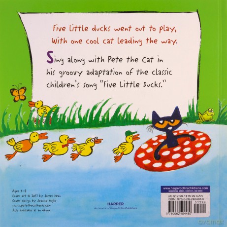 Pete the Cat: Five Little Ducks - James Dean [KSIĄŻKA]