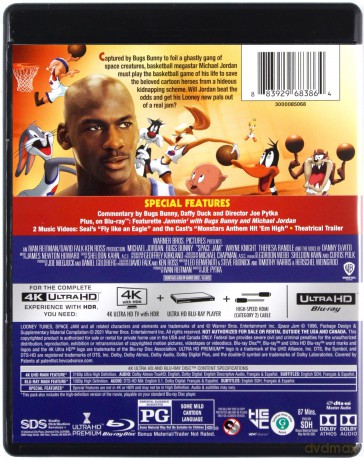 Space Jam (Kosmiczny mecz) [Blu-Ray 4K]+[Blu-Ray]