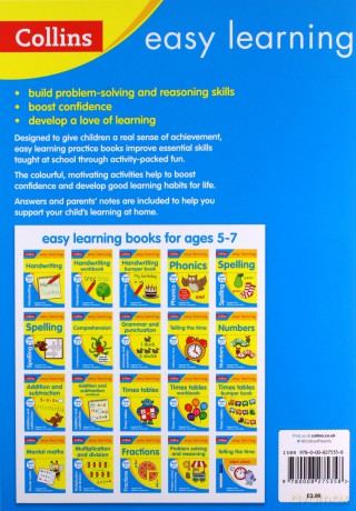 Problem Solving and Reasoning Ages 5-7: KS1 Maths Home Learning and School Resources from the Publisher of Revision Practice Guides, Workbooks, and Activities. (Collins Easy Learning KS1) [KSIĄŻKA]