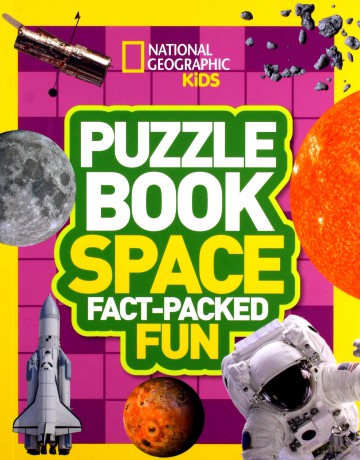 Puzzle Book Space: Brain-tickling quizzes, sudokus, crosswords and wordsearches (National Geographic Kids) [KSIĄŻKA]