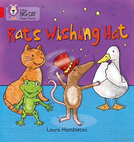 RAT'S WISHING HAT: Band 02B/Red B (Collins Big Cat Phonics) - Laura Hambleton [KSIĄŻKA]