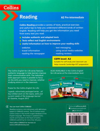 Reading: A2 (Collins English for Life: Skills) - Anna Osborn [KSIĄŻKA]