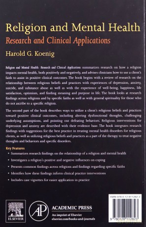 Religion and Mental Health: Research and Clinical Applications - Harold G. Koenig [KSIĄŻKA]