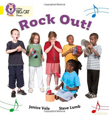 Rock Out: An action-packed photographic book about home-made musical instruments: Yellow/Band 3 (Collins Big Cat Phonics) - Janice Vale [KSIĄŻKA]