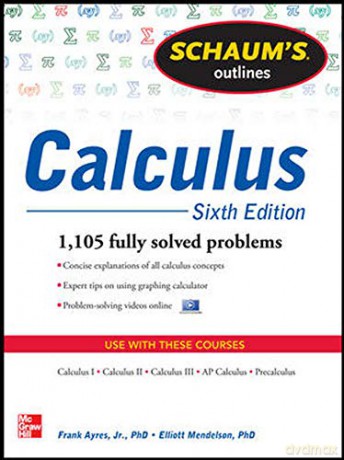 Schaum's Outline of Calculus, 6th Edition: 1,105 Solved Problems + 30 Videos (Schaum's Outlines) - Frank Ayres [KSIĄŻKA]