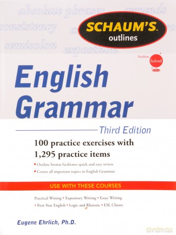 Schaum's Outline of English Grammar, Third Edition (Schaum's Outlines) (Schaum's Outline Series) - Eugene Ehrlich [KSIĄŻKA]
